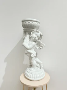 1/2 chân nến hình thiên thần, chân nến hình nón hình thiên thần, thích hợp cho bữa tối lãng mạn, trang trí bàn tiệc cưới và trang trí nhà cửa. - Nhiều màu - Xem 10