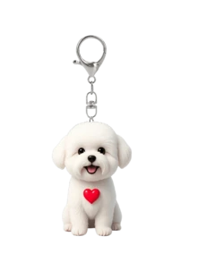 Móc khóa acrylic hình trái tim chú chó poodle dễ thương 2D - Mặt dây chuyền kiểu hoạt hình, thiết kế móc càng cua, phù hợp với chìa khóa xe hơi, ba lô và túi xách, có thể dùng làm phụ kiện trang trí túi xách, đồ trang trí xe hơi, phụ kiện túi | Thiết kế ngộ nghĩnh | Chất liệu acrylic, phụ kiện ví và điện thoại nữ, quà tặng cho bạn bè, gia đình, bạn gái, phụ kiện ngoài trời, đồ dùng tiệc tùng, quà tặng, quà lưu niệm, quà tân gia hoàn hảo - Nhiều màu - Xem 16
