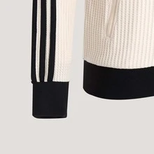 Adidas Adicolor Inspired Vintage Track Jacket For Men & Women - Retro Waffle Knit Slim Fit Sports Top, Lightweight Athletic Running Jacket With Zip Up Front & Contrast Stripes, 80s 90s Y2K Retro Sports Fashion Outerwear, Breathable Cropped Track Top For Gym Jogging Tennis, Casual Streetwear Jacket With Ribbed Cuffs & Collar, Classic Adidas Style Tracksuit Jacket For Daily Wear, Unisex Vintage Sportswear Windbreaker For Spring Autumn - Xem 6