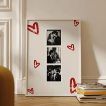 Customized Couple Photo Wall Art, Personalized Gift, Anniversary Gift, Wall Decor, Digital Download,Home Decor Living Room - Multicolor - View 6