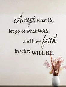 Brodark 励志名言墙贴，适用于卧室、客厅、玄关、宿舍、家居装饰，自粘式