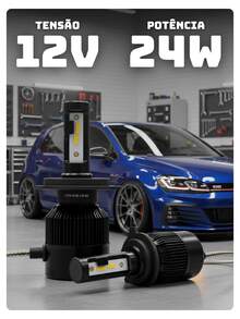Par Lâmpadas De Led Para Carro H7 H4 H1 H3 H11 H27 8000k Code Tech One Farol De Carro Acessórios Para Carro - H4 - Visão 4