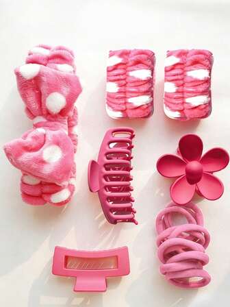 French Minimalist Retro Comb-Style Hair Clips For The Back Of The Head With Claw-Shaped Decorations, Elegant Hairstyle Hair Clips, Wrist Guards For The Hands, Face Mask With Water-Absorbing Sleeves, Splash-Proof Water Barrier, Water-Proof And Moisture-Repellent Sleeves, Hand Wipe Wrist Band, Hand-Wringing Wrist Sleeve, Grooming Tools.