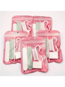 1/8 Pack Mini Nagelfeile & Orangenholz Nagelhautschiebestab Set, doppelseitige Nagelfeile, Holzschere, Reinigungswerkzeuge, Nagelknipser, Nagelbürste, Schmuckherstellung Polier- und Poliermittel - Verschiedenfarbig - Übersicht 3