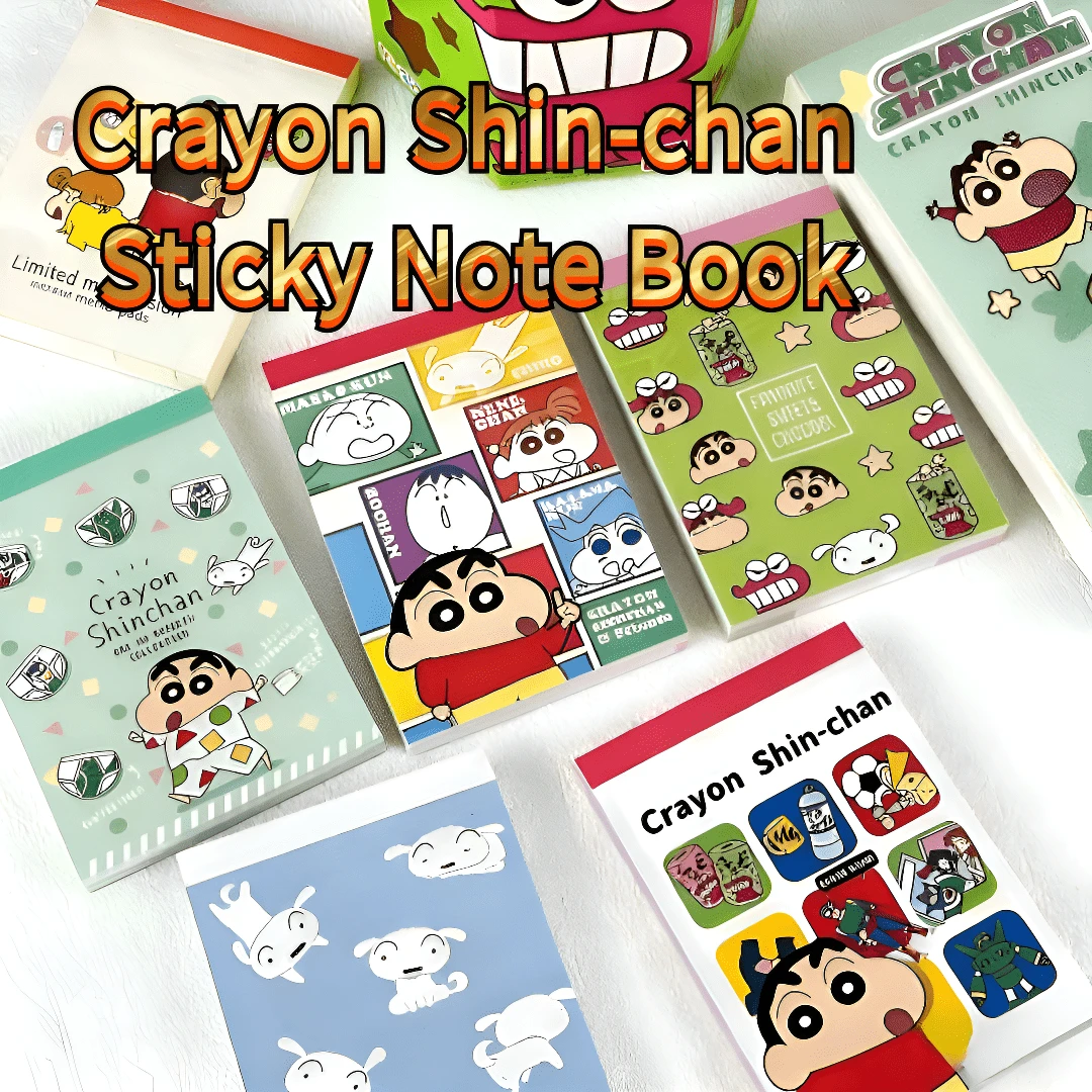 CRAYON SHINCHAN Sổ tay ghi chú Crayon Shin-Chan của Nhật Bản là loại sổ xé rời, không keo dính, hình hoạt hình, sáng tạo và dễ thương dành cho nữ sinh. Sổ tay ghi chú Crayon Shin-Chan này là một cuốn sổ tay nhỏ gọn, hoạt hình, có thể xé rời và không keo dính, thuộc loại sổ xé rời. - Nhiều màu - Xem 1