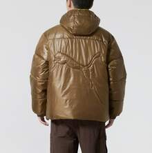 PUMA OUTDOORIST Men's Hooded Warm, Windproof, And Water-Repellent Cotton Jacket 635730-69