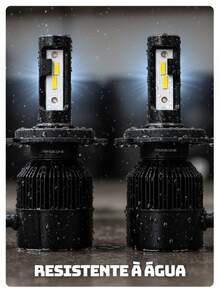 Par Lâmpadas De Led Para Carro H7 H4 H1 H3 H11 H27 8000k Code Tech One Farol De Carro Acessórios Para Carro - H4 - Visão 5