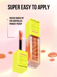 Maybelline 腮红 #01 丝绒哈密瓜色 6.4毫升/0.21液盎司，珠光闪耀，打造温暖光泽，保湿配方，轻松晕染，呈现自然透亮妆效。点状刷头，精准上妆，两步轻松打造腮红（点涂+晕染）。适合所有肤色，轻松打造日常/约会妆容的透亮妆容。 - 美寶蓮微閃腮紅液01 - 查看 7