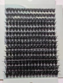 280 pestañas gruesas con rizo DD, pestañas en racimos voluminosas y esponjosas de 10-16 mm para un look dramático, ideales para principiantes