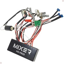 Circuito Para Baixo Pré-amplificador Ativo 5 Potenciômetros Com 2 Baterias 18v E Acessórios - Linha Premium -  Mixer - MX-PRO5 - Preto - Visão 8