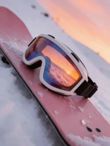 New Large Frame Ski Riding Mountain Windproof Men's Goggles, Windproof Protective Ski Goggles, Christmas Gift - White - View 1