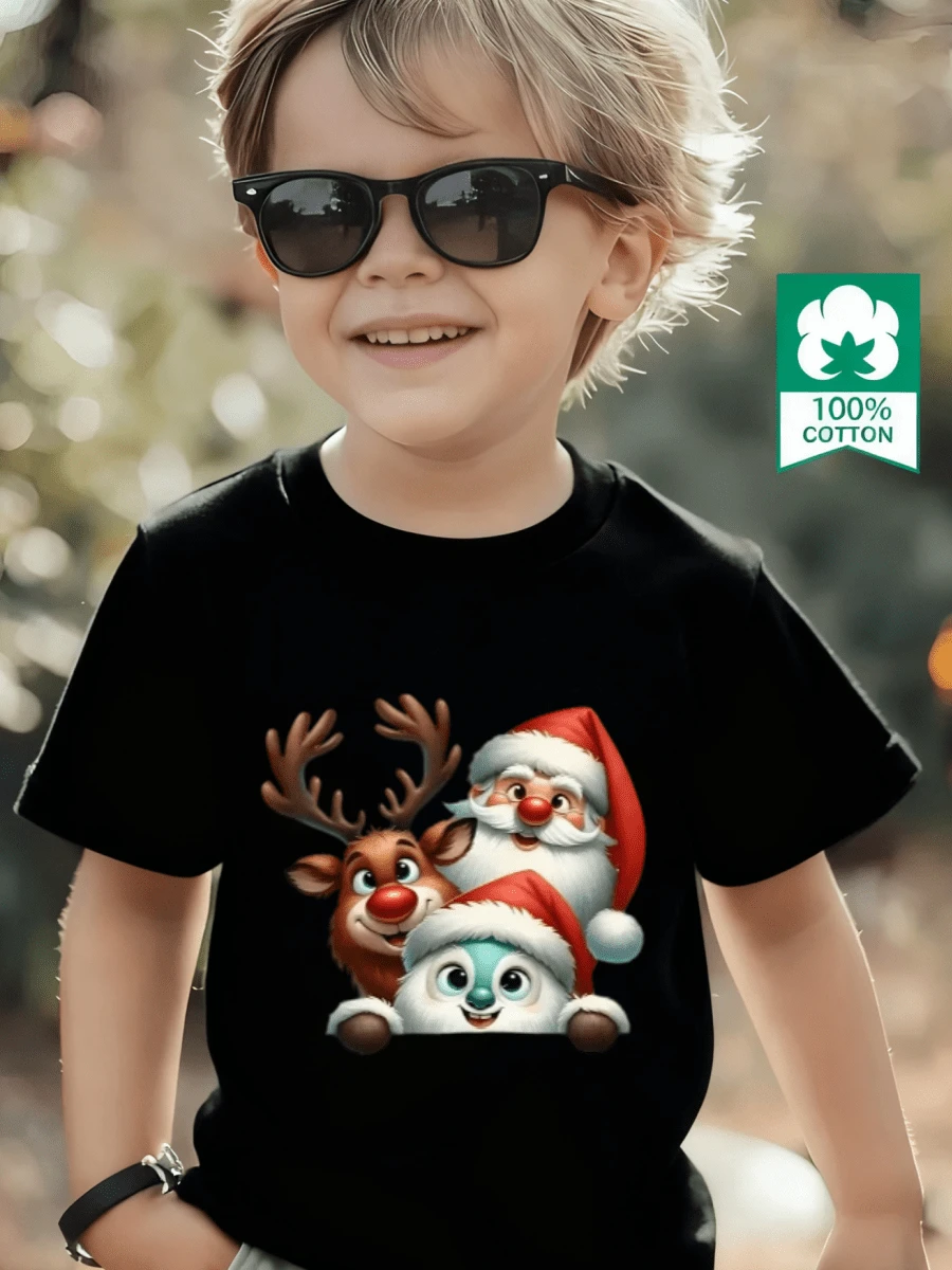 Young Boys T-Shirts - Black - View 1