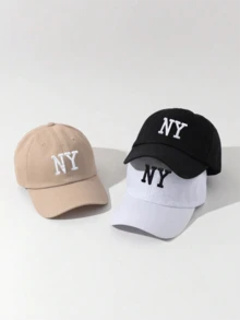 Mũ lưỡi trai New York thêu 3/1, mũ thường ngày chống nắng ngoài trời, phù hợp cho bé trai và bé gái, du lịch mùa xuân/thu, đi biển, mũ che nắng. - mũ bóng chày - Xem 2