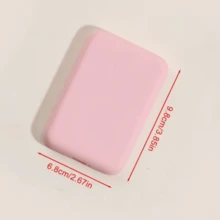 1pc MagSafe Battery Protective Case Compatible With Apple Power Bank, Wireless Charging Protective Shell | TPU Soft Gel Polished Craftsmanship . External Battery Pack Compatible | 360° Anti-Slip Refined Touch Phone Case - Multicolor - View 10