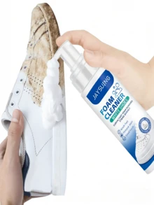 JAYSUING 1/3瓶装白色鞋用泡沫清洁剂，适用于清洁布鞋、帆布鞋、运动鞋，亦可作为圣诞礼物或居家清洁用品。将适量清洁剂挤在沾有污渍的白色布料上，然后用布、海绵或专用清洁刷轻轻擦拭鞋面。让泡沫清洁剂在鞋面上停留几分钟，以软化污渍。 - 彩色 - 查看 7