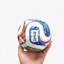 Adidas 2022 World Cup Mini Collectible Ball WORLD CUP 26™ TRIONDA Ball TRIONDA Triple Wave JD8034 - Red - View 3