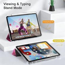 A Lip Prints And Burn Book-Patterned IPad Case And  Tablet Case | Flip Cover Doubles As A Stand | Features A Pen Slot | Compatible With IPad Pro M4/IPad Pro 6th/IPad Pro 5th/IPad Pro 4th/IPad Pro 3rd/IPad Pro 2nd/IPad 11th/IPad 10th/IPad 9th/IPad 8th/IPad 7th/IPad Air 7th/IPad Air 6th/IPad Air 5th/IPad Air 4th/IPad Air 72rd - Nhiều màu - Xem 4