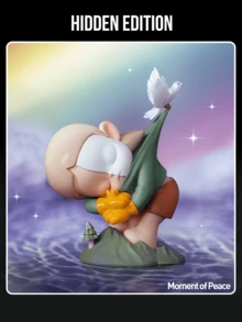 Zsiga "Let It Be" Series Collectible Figure - Puppy Costume Design, Artistic Cartoon Decor, Cute Anime Toy, Suitable For Collectors And Teenagers, Perfect Home/Desktop Display Gift - Multicolor - View 11