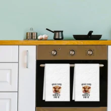 2/4 Stücke Set, Geschirrtücher, Hochlandrind bedrucktes Muster, super saugfähige Mikrofaser moderne Handtücher, Kochen und Backen Geschirrtücher, Geschirrtücher, Reinigungstücher, Handtücher, Geschirrtücher, ultra weich und hochsaugfähig, Küchendekoration, Geschenke für Nachbarn, Geschenke für Mütter, Geburtstagsgeschenke, Einweihungsgeschenke für Freunde, Küchenutensilien, tägliche Notwendigkeiten - Verschiedenfarbig - Übersicht 9