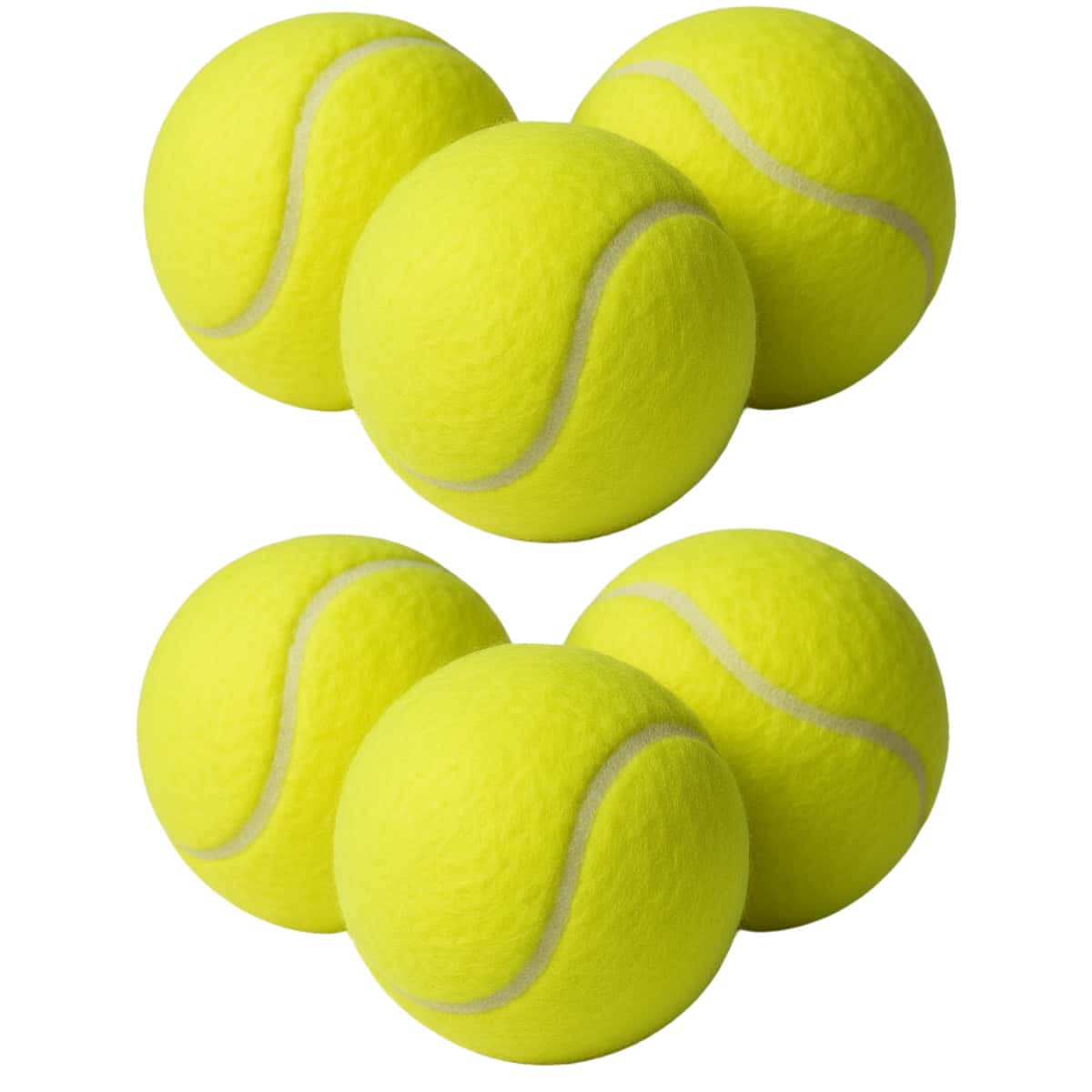 Kit Of 6 Tennis Balls, Training Ball, Beach Tennis Toy, Dog, Clay Court, Professional Beach Tennis - A - 查看 1