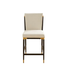 Dining Chairs - Beige + Fabric-5 - View 10