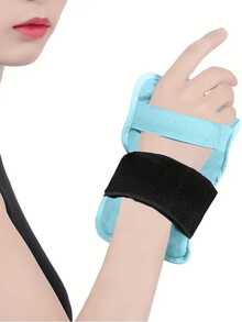 1个腕部凝胶冰袋，适用于腕管综合征——可重复使用的冷热冰袋，带可调节支架，缓解不适，是户外、运动和竞技的理想礼物 - 彩色 - 查看 2