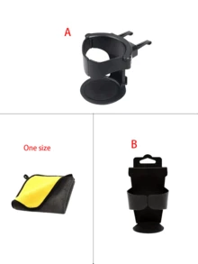Giá đỡ cốc đa năng cho ô tô | Giá đỡ cốc gắn cửa gió điều hòa, giá đựng đồ uống chống trượt di động, giá đỡ cốc điều chỉnh được dạng ống lồng, giá đựng đồ uống tự động | Giá đỡ cốc ô tô | Đế điều chỉnh | Nhiều kiểu dáng | Hỗ trợ chắc chắn cho chai nước và đồ uống. Thích hợp cho nội thất ô tô. Phụ kiện nội thất ô tô/Đồ dùng ô tô/Đồ dùng trong xe - màu đen - Xem 6