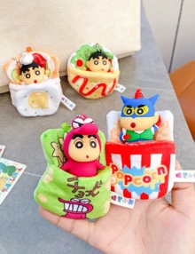 Mặt dây chuyền Crayon Shinchan Food Nook Series, kiểu Superman Shinchan, điểm nhấn là xô bỏng ngô sọc đỏ trắng, dây chuyền kim loại, được chế tác tỉ mỉ cho cảm giác thoải mái khi chạm vào, họa tiết sống động và dễ thương, mang đến vẻ vui tươi và năng động, hoàn hảo để gắn vào chìa khóa, túi xách, trang trí bàn làm việc, phụ kiện xe hơi để tô điểm thêm cho đồ dùng của bạn, thích hợp cho người sưu tầm, học sinh, thanh thiếu niên, sinh nhật, Giáng sinh và Ngày Valentine. - Đồ ăn của Shin-chan tại nhà - Xem 9