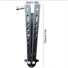 折叠胡萝卜刀减压玩具，互动玩具，重力胡萝卜刀，办公减压玩具，玩具，配有折叠金属梳，小巧便携 - 彩色 - 查看 3