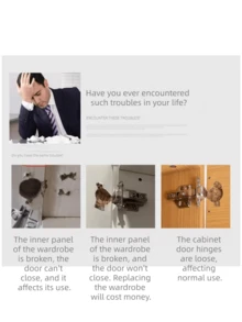 1/2/3 Stainless Steel Hinges (With Screws), Cabinet Hinge Repair Kit, Kitchen Cabinet Hinge Repair Plate, Fixed Bracket Hinge, Door Hinge, And Simple Cabinet Door Repair With Flat Bracket And Screw Holes.