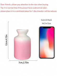 Vază decor boho din rășină – piesă centrală elegantă pentru sufragerie, cu compatibilitate florală, accent estetic modern pentru casă, pentru măsuța de cafea/consolă, cadou perfect pentru casă nouă, pasionații de design interior. - Multicolor - Vizualizare 8