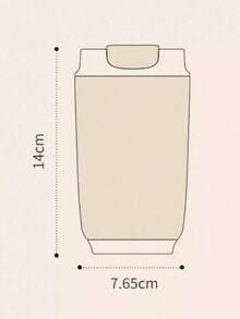 Fashion For Coffee Mug Stainless Steel Travel Water Bottle Insulated 260ml Cup, Stainless Steel Vacuum Cup, Leak Proof Reusable Double Walled Coffee Tumbler Suitable For Hot And Cold Drinks, Sparkling Water, Fruit Tea, Juice ,Coffee Gift - Light Grey - View 9