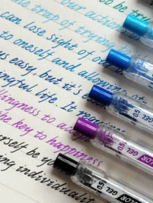 12pcs/Set Mixed Color Gel Pens, Classic Colors, Writing Pens, Drawing Markers, Pressurized Colored Pencils, Signature Pens, Suitable For Writing & Drawing Notebooks, Office & School Use