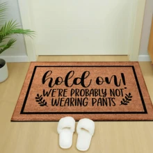 1 pièce Décoration de maison, tapis imprimé avec motif amusant, tapis en fausse laine - Hautement absorbant, facile à nettoyer, convient pour la décoration de la maison, la ferme, l'entrée, l'intérieur, la chambre, la cuisine, la salle à manger, le petit bureau/bureau à domicile, l'évier, la buanderie, le tapis, le tapis de cuisine, le tapis antidérapant - Multicolore - Voir 2