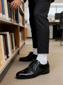 Scarpe Oxford da uomo, scarpe eleganti da cerimonia per matrimoni, affari, feste, banchetti, ufficio