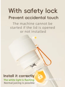 RAF 1个450毫升无线便携式电动榨汁搅拌机，USB充电迷你果汁搅拌机，带12个刀片和双杯，多功能榨汁杯搅拌机，适合家庭或户外厨房食品加工，非常适合榨取蔬菜、水果和制作冰沙。