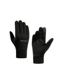 CarrKen Men's Winter Ski Gloves, Cold-Proof & Warm, Touchscreen Compatible, Adjustable Wrist Strap, Suitable For Skiing, Snowboarding And Motorcycle Riding, Winter Fashion Accessory, Durable, Ideal For Outdoor Sports