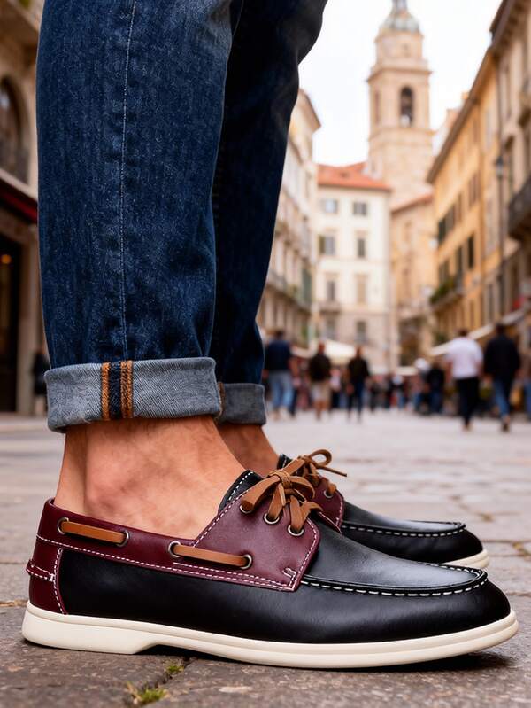 Zapatos para hombres, mocasines para todo el año, zapatillas para hombres, zapatos náuticos para hombres