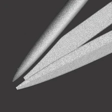 Vmingo 10pzs Lima Escofina Acero Joyeria Esculpir Lijar 140mm Alta Dureza Redonda Triangular Semicircular Plana Ceramica Metal Vidrio Madera Carburo Cristal Recorte - Negro - Ver 4