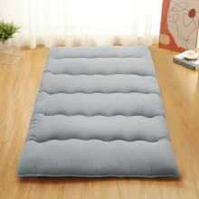Yiwa 5-Layer Futon Mattress Full Japanese Floor Mattress Foldable Tatami For Sleeping Camping, Grey, 4inch - Kích thước đôi màu xám nhạt - Xem 2