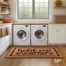 1 pièce Décoration de maison, tapis imprimé avec motif amusant, tapis en fausse laine - Hautement absorbant, facile à nettoyer, convient pour la décoration de la maison, la ferme, l'entrée, l'intérieur, la chambre, la cuisine, la salle à manger, le petit bureau/bureau à domicile, l'évier, la buanderie, le tapis, le tapis de cuisine, le tapis antidérapant - Multicolore - Voir 15