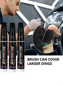 HGKJ Bút sửa chữa sơn xe thông minh 12ml, bút dặm màu đỏ + bút khử trùng, thích hợp để sửa chữa các vết xước sâu và nông mà không cần đánh bóng, sửa chữa nhanh chóng và dễ dàng cho lớp sơn thân xe ô tô/xe máy/thuyền, dụng cụ sửa chữa vết xước sâu chất lượng cao. - Nhiều màu - Xem 4