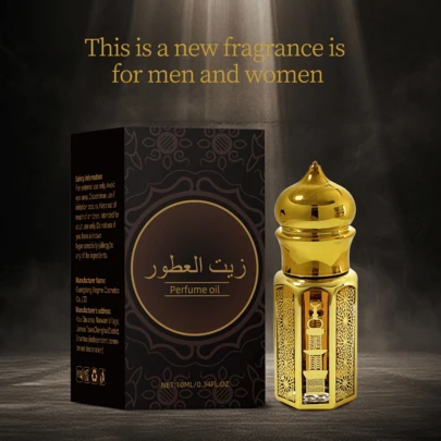 Middle Eastern Men's Roll-On Fragrance, Portable Design For Convenient Carry, Enhances Personal Charm, Suitable For Office, Restaurant, Gatherings, Travel And Other Occasions, Ideal Choice For Holidays
