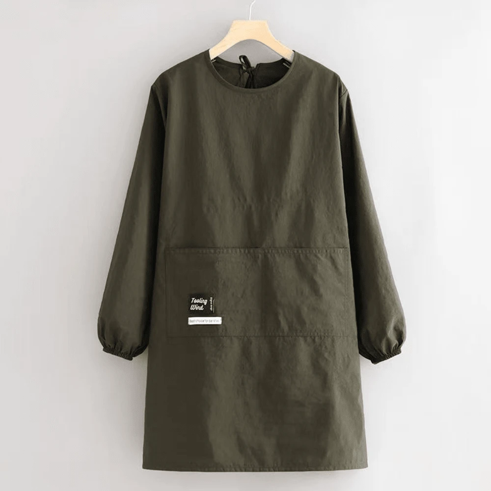 Áo tạp dề chống dầu mỡ mới năm 2025, tạp dề dài tay, quần áo động nấu nướng dùng trong nhà bếp và gia đình. - Nhiều màu - Xem 1