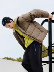 PUMA OUTDOORIST Men's Hooded Warm, Windproof, And Water-Repellent Cotton Jacket 635730-69