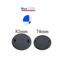 2个82mm/74mm汽车前引擎盖标志/后备箱盖标志，适用于宝马E36 F20 E46 E39 E38 E90 E60 E87 E34 E53 X3 X5 X6 M系列车型，配件 - 均碼 - 查看 2