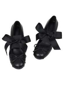 Women's Heel Shoes Women's Platform Heels Shoes Pink Elegant Women Shoes High Heels Pumps Cute Bow High Heels Gothic Heels Closed Toe Heels Chunky Heels Mary Jane Christmas Shoes - màu đen - Xem 11