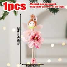 1pc New Spring Artificial Flower Angel Fairy Creative Pendant, Suitable For DIY Home, Holiday And Party Decoration. Applicable For Indoor And Outdoor Garden, Living Room. Ideal For New Year, Valentine's Day, Mother's Day, Easter, Wedding Decoration, And Also A Perfect Birthday Or Anniversary Gift. - Multicolor - View 6
