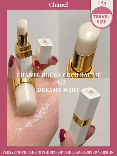 CHANEL [Travel Size - #912-1.5g] Miss Cocoa Lip Balm 912-DREAMY WHITE 1.5g Lipstick