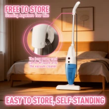 500W Corded Stick Vacuum Cleaner Gift 9 Accessories, 13KPa Powerful Suction 2-In-1 Lightweight Handheld Vacuum With HEPA Filter, Quiet Portable Dust Buster For Hard Floor, Carpet, Pet Hair, Sofa & Dorm, Blue - US A Type Plug(110-127V) - View 5